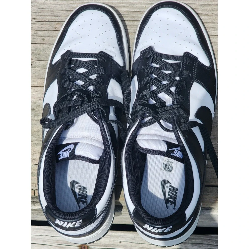 Nike Dunk Low Panda Mens Shoes Black White DD1391-100 Size 13 Classic